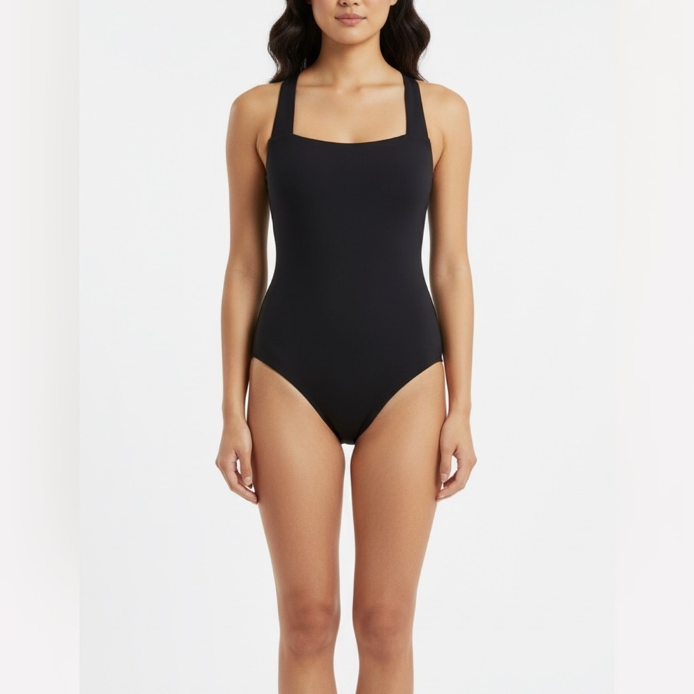 Aerie Thick Strappy Cross Back Swimwear. L